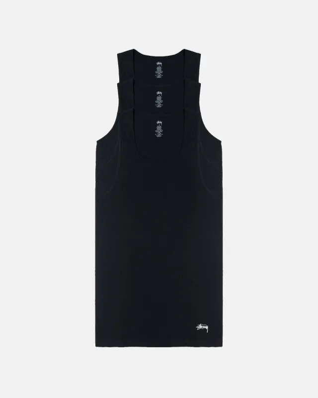 STÜSSY TANK UNDERSHIRTS 3 PACK sold by Stussy