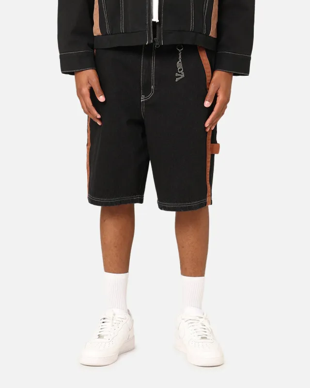 Saint Morta Rodeo Denim Shorts Black sold by Culture Kings