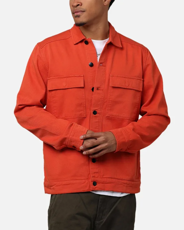 Students Golf Kerwood Twill Work Jacket Orange sold by Culture Kings