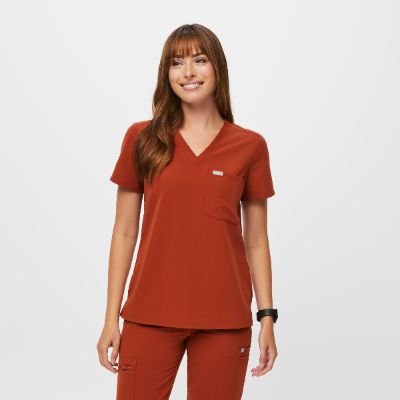 Catarina One-Pocket Scrub Top™ sold by Figs