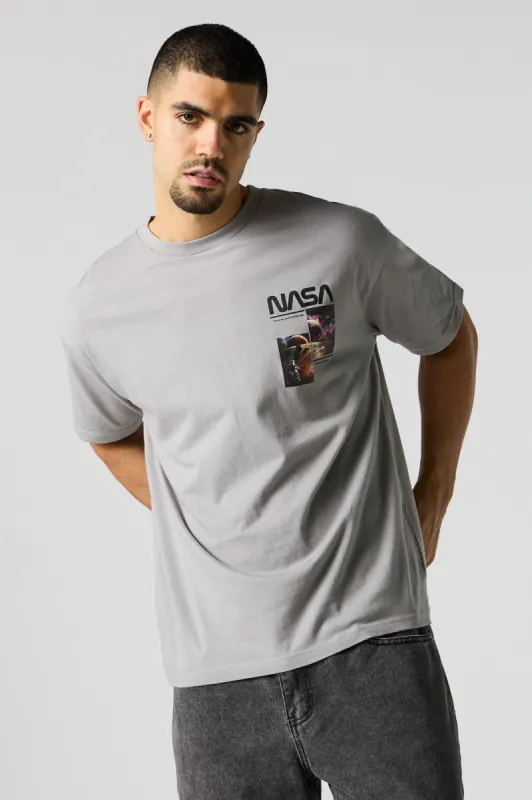 Grey NASA Graphic T-Shirt sold by Charlotte Russe