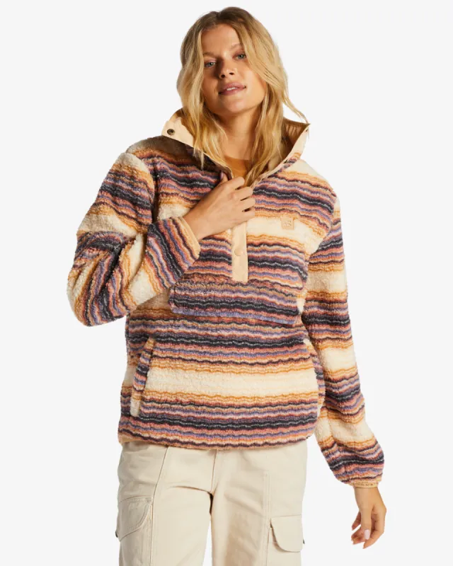 Switchback Mock Neck Fleece - Oat sold by Billabong