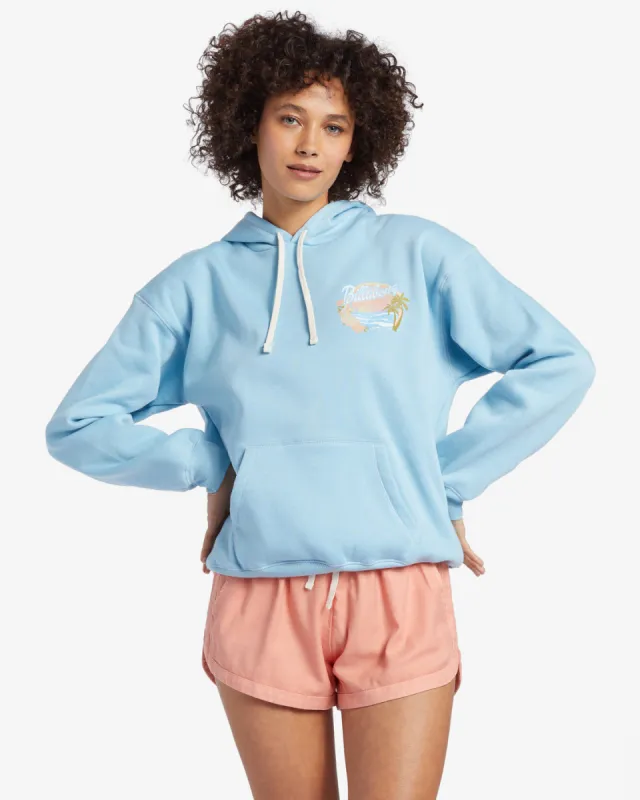 Greetings From Paradise Sweatshirt - Bliss Blue sold by Billabong