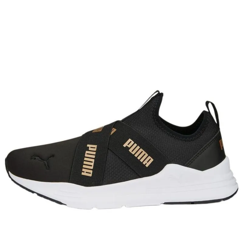 Puma Wired Run Slip-on 'Metallic - Black Gold' 389281-01 sold by KicksCrew