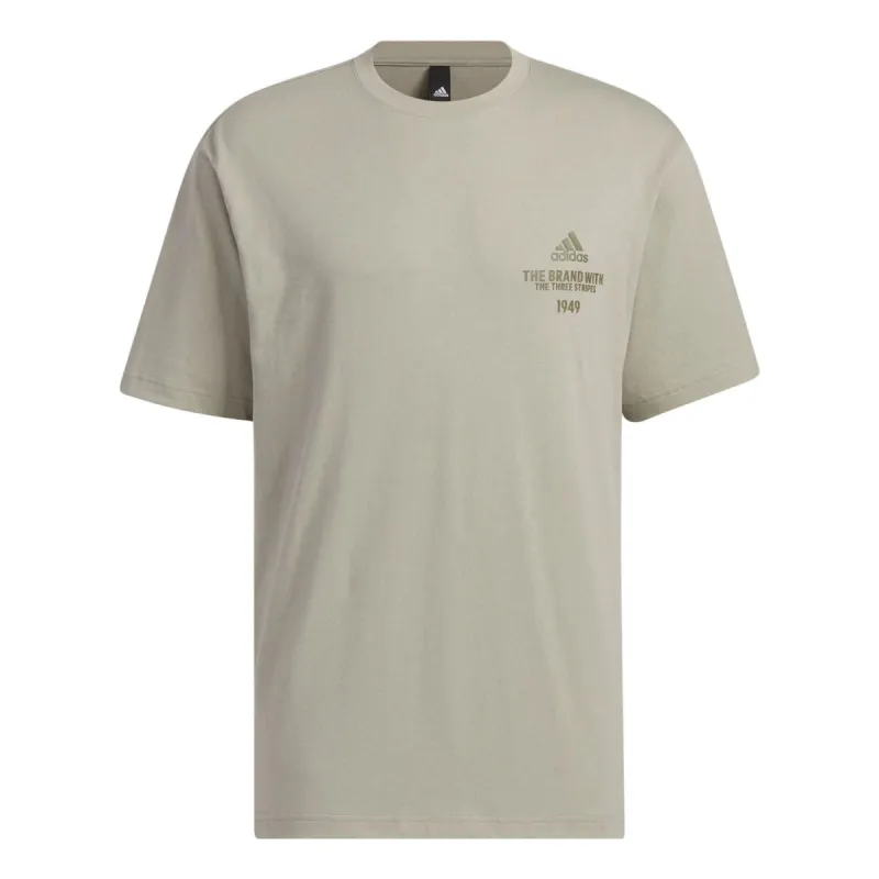 Adidas Verbiage T-Shirts 'Olive Green' IP3923 sold by KicksCrew