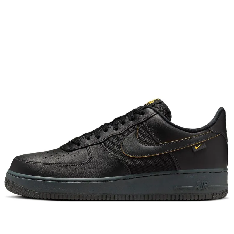 Nike Air Force 1 '07 'Black University Gold' FZ4617-001 sold by KicksCrew