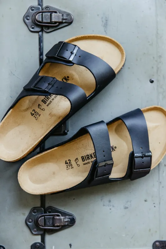 Birkenstock Arizona Sandals for Men in Black | 51791 sold by Glik’s