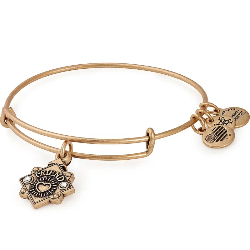 'Friend' Charm Bangle sold by Alex and Ani