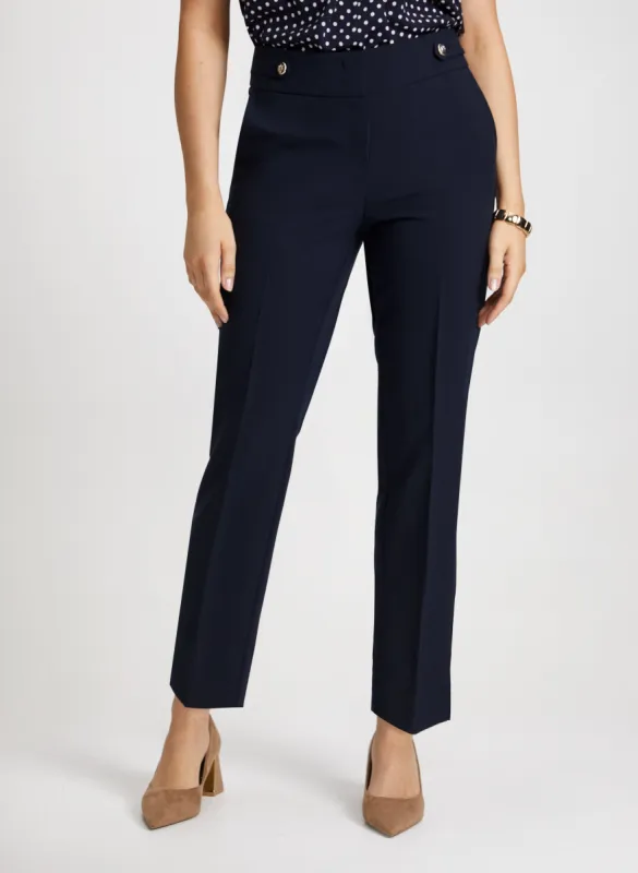 Slim-Leg Ankle Pants sold by Laura