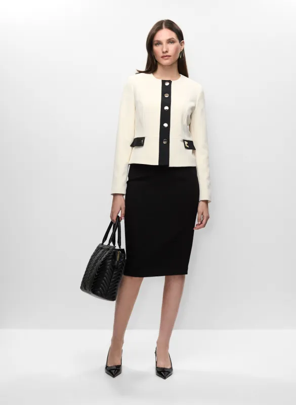 Cropped Colour Block Jacket & Pencil Skirt sold by Melanie Lyne