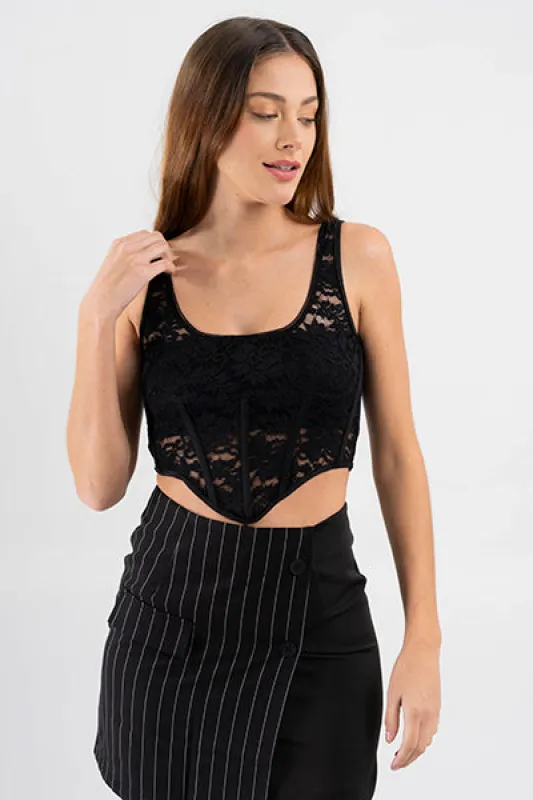 Top Corset Encaje sold by Shasa