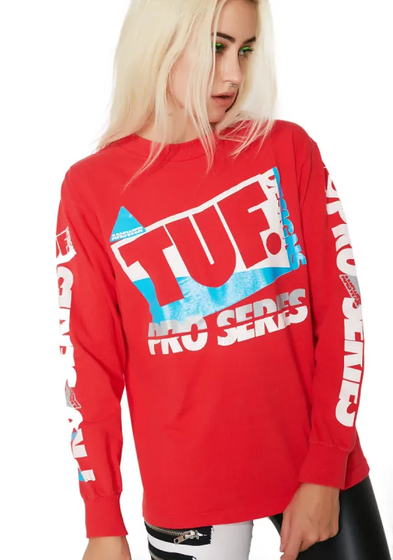 Vintage TUF Long Sleeve Tee sold by Dolls Kill