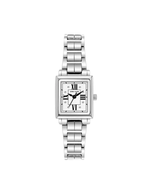 Square Watch With Premium Crystal Accents - Sale sold by Anne Klein