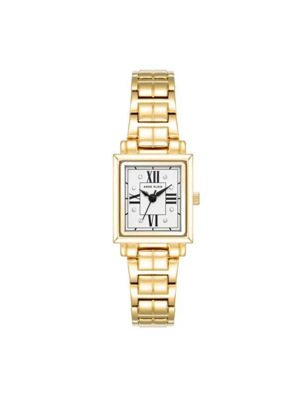 Square Watch With Premium Crystal Accents - Sale sold by Anne Klein