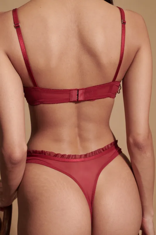 Annabelle Thong Red sold by Kat The Label
