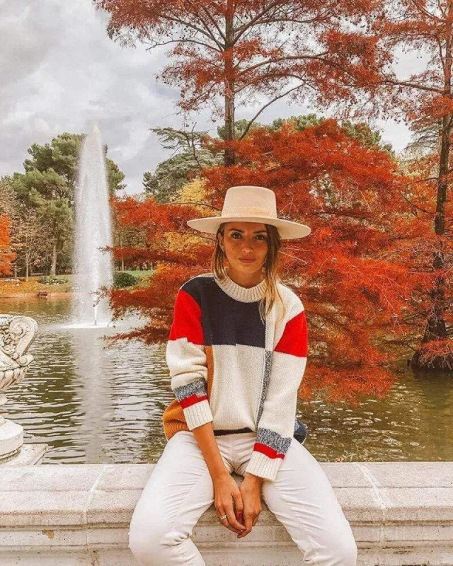 Boho Chic Color Block Sweater sold by Boho Mood