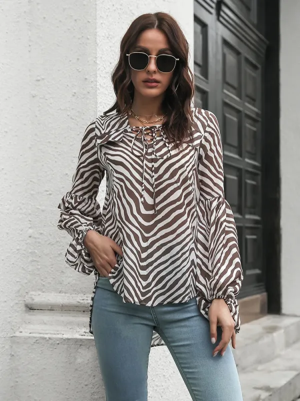 Striped Boho Blouse sold by Boho Mood