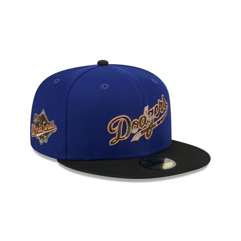Los Angeles Dodgers Camo Fill 59FIFTY Fitted Hat sold by New Era