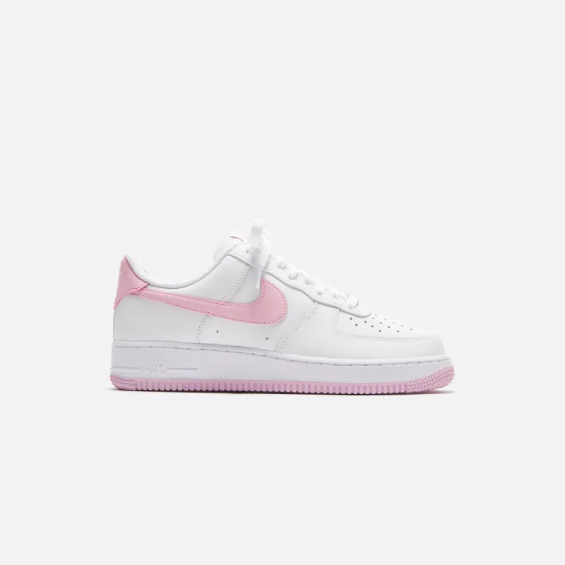 Nike Air Force 1 '07 - White / Pink Rise / White sold by Kith