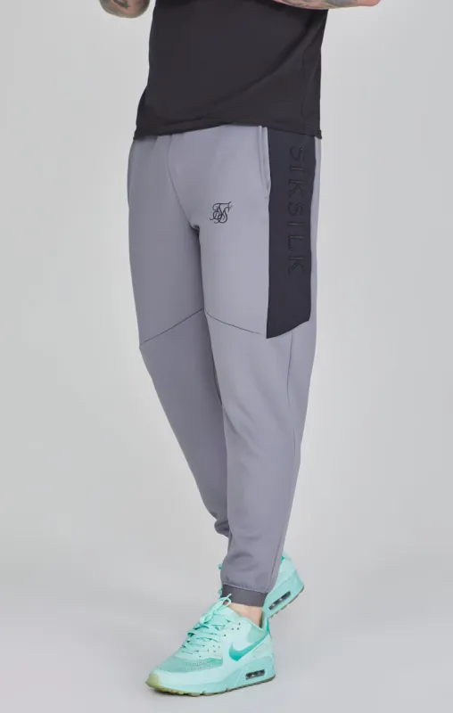 Grey Muscle Fit Joggers sold by Siksilk