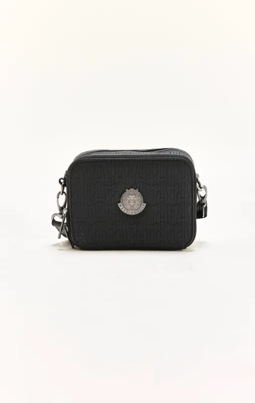 Messi X SikSilk Shoulder Bag - Black & Gunmetal sold by Siksilk