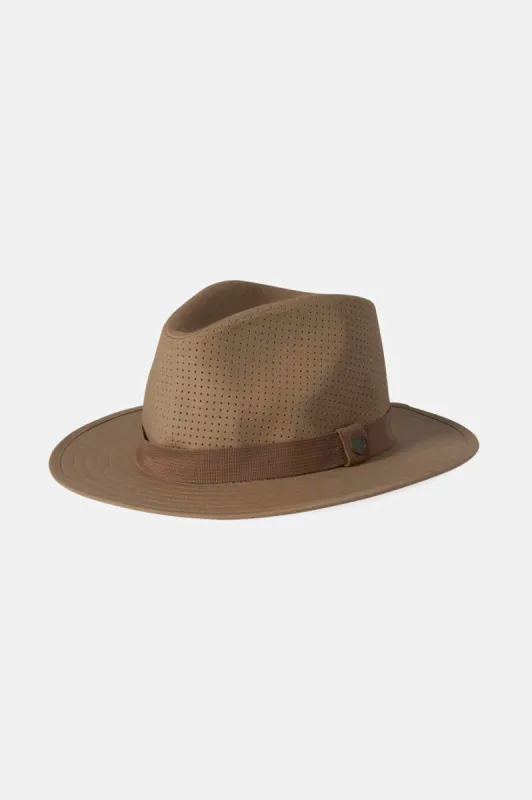 Messer Coolmax Fedora - Khaki sold by Brixton