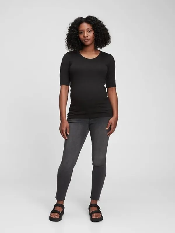 Maternity True Waistband Full Panel Skinny Jeans with Washwell™ sold by GAP