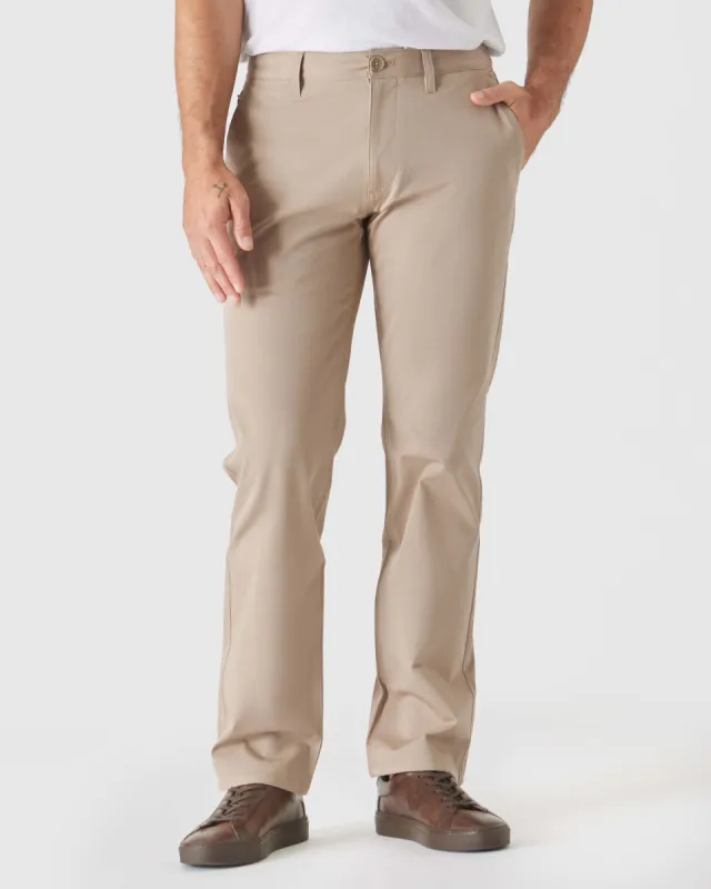 Khaki Straight Twill Chino Pant sold by True Classic