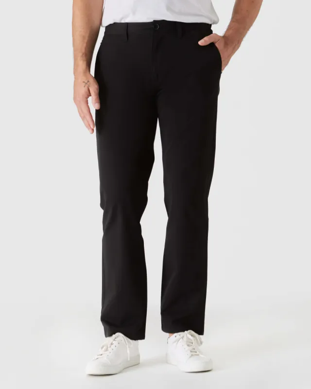 Black Straight Twill Chino Pant sold by True Classic