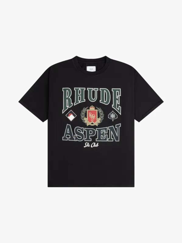 RHUDE ASPEN SKI CREST TEE sold by Rhude