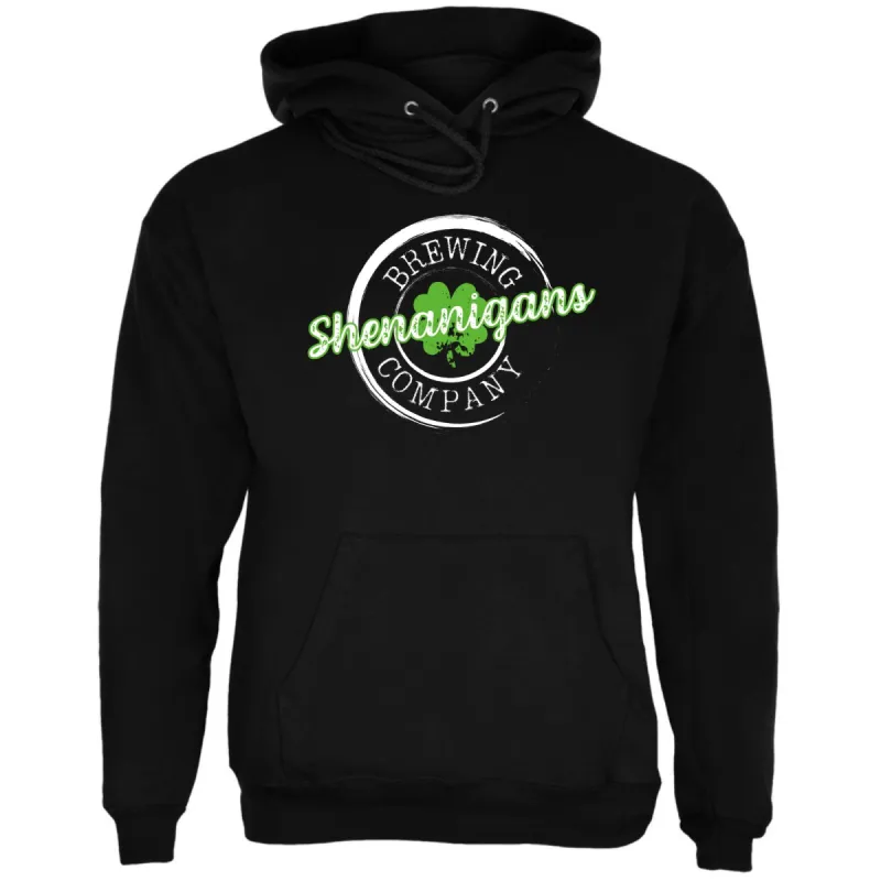 St Patricks Day Shenanigans Brewing Company Mens Pullover Hoodie sold by Old Glory