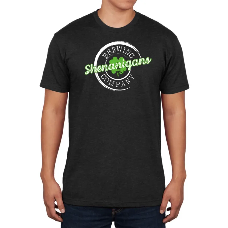 St Patricks Day Shenanigans Brewing Company Mens Tri-Blend T Shirt sold by Old Glory