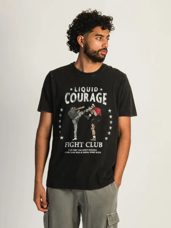 KOLBY ARAMIS SCREEN TEE - LIQUID COURAGE sold by Kolby