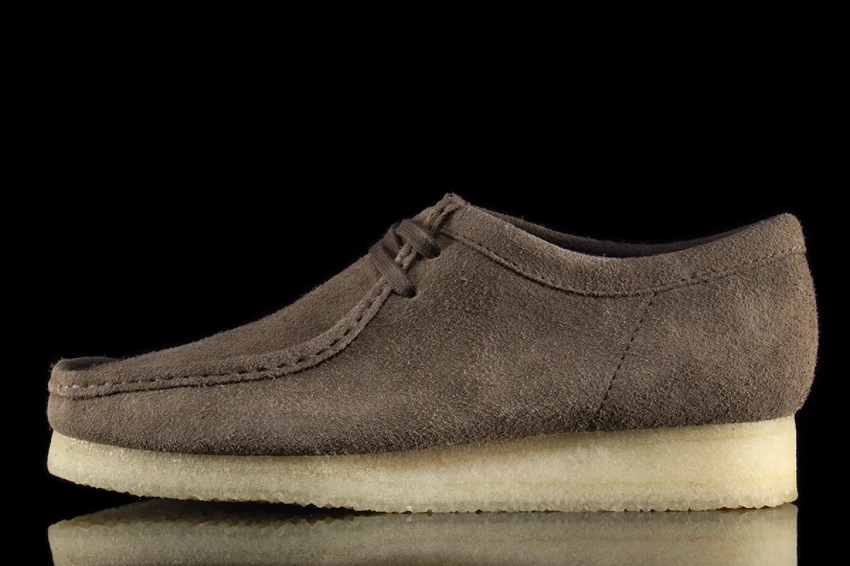 Wallabee Dark Grey Suede sold by Premier