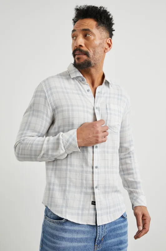 WYATT SHIRT - SLATE PETAL sold by Rails