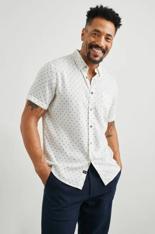 CARSON SHIRT - AUTUMN CALICO WHITE sold by Rails