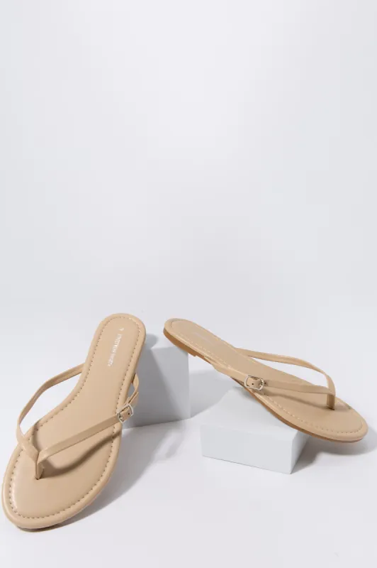 Sandales de plage en similicuir sold by Urban Planet