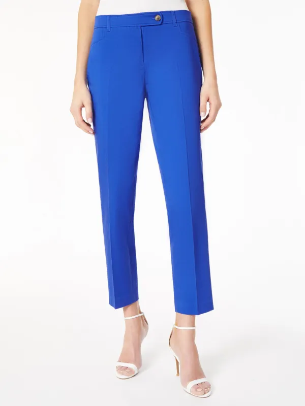 Solid Fly-Front Slim Leg Pants sold by Jones New York