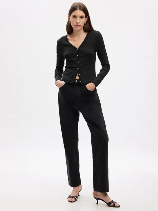 Modern Jewel-Button Cardigan sold by GAP