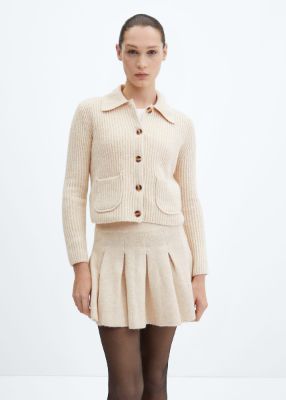 Pockets collar cardigan -  Women | Mango USA sold by Mango