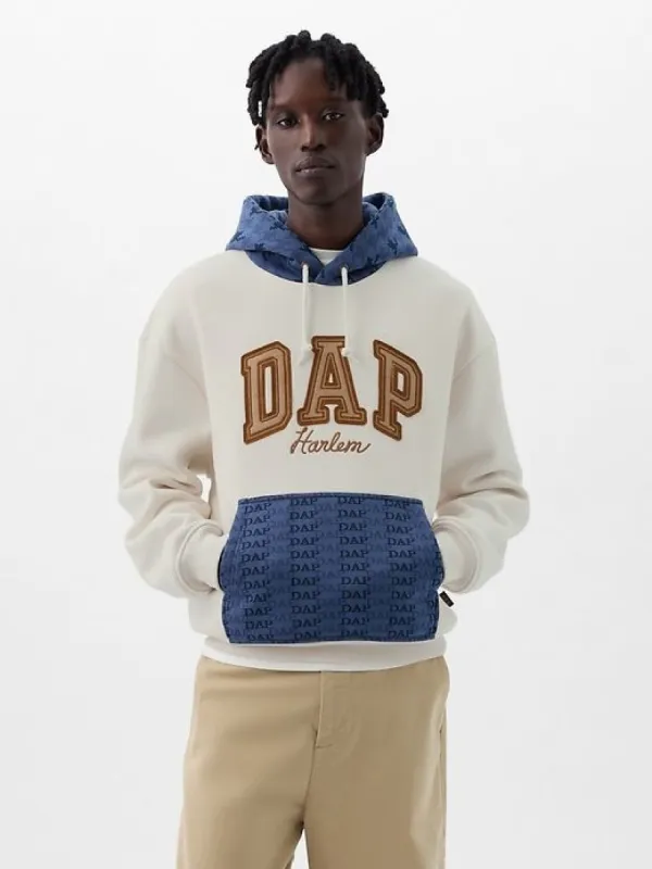 DAP × GAP Colorblock Logo Hoodie sold by GAP