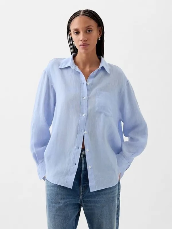 Linen Big Shirt sold by GAP