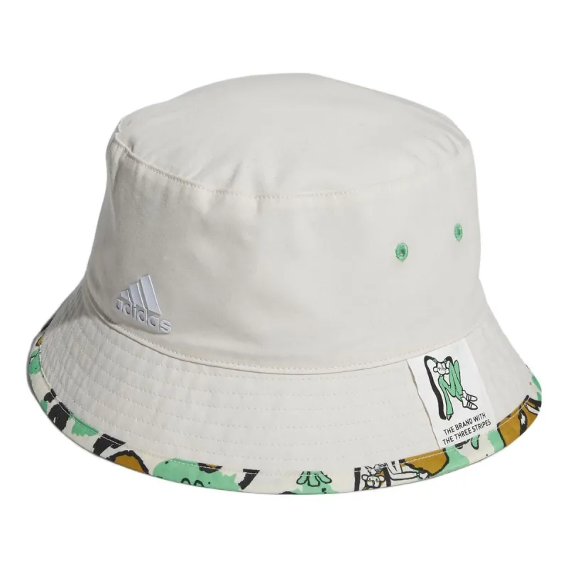 Aadidas Atmos Pink x Jenny Kaori Reversible Bucket 'White' GT0104 sold by KicksCrew