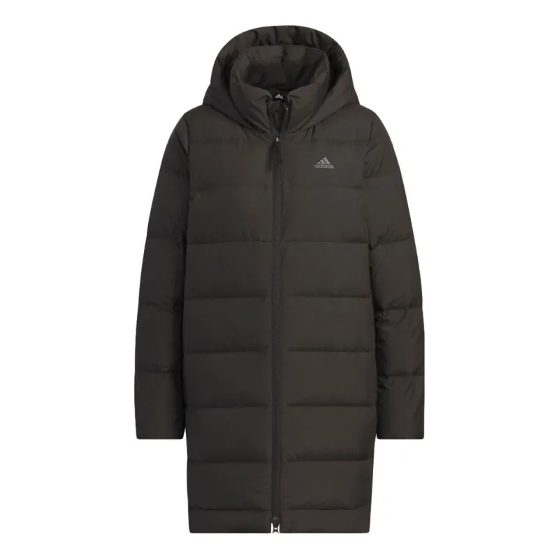 (WMNS) Adidas Mid Length Down Jacket 'Black' IL8938 sold by KicksCrew