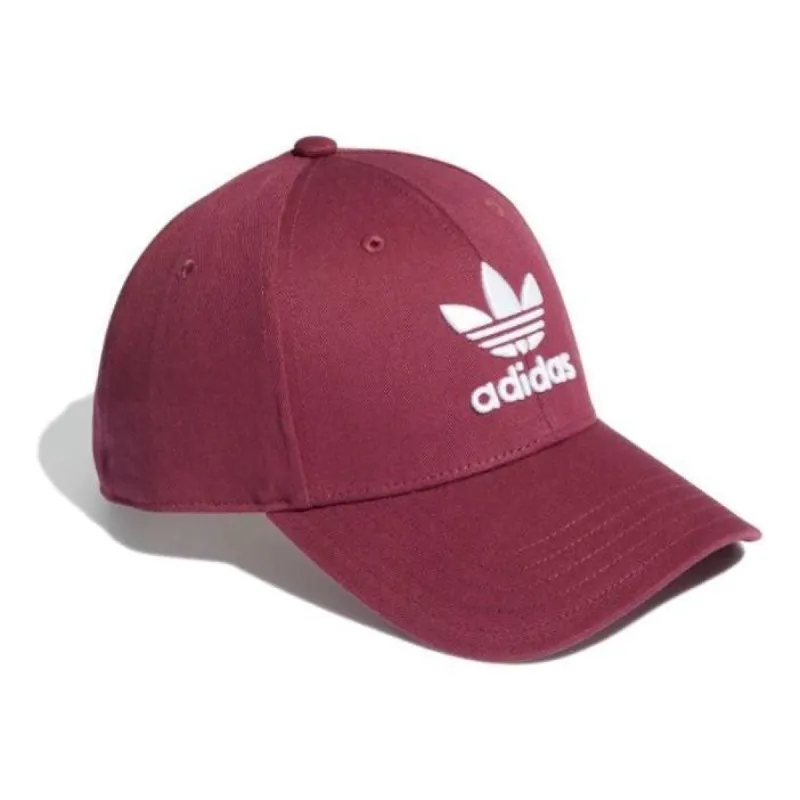 adidas Trefoil Baseball Cap 'Burgundy' H35555 sold by KicksCrew