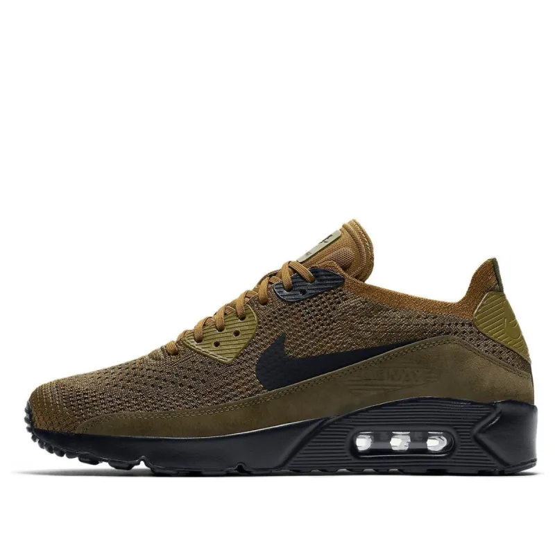 Nike Air Max 90 Ultra 2.0 Flyknit 'Olive Flak' 875943-302 sold by KicksCrew