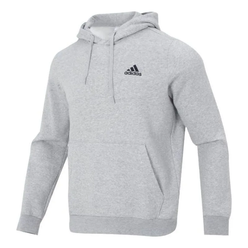 Adidas Essentials Fleece Hoodie 'Grey' H12213 sold by KicksCrew