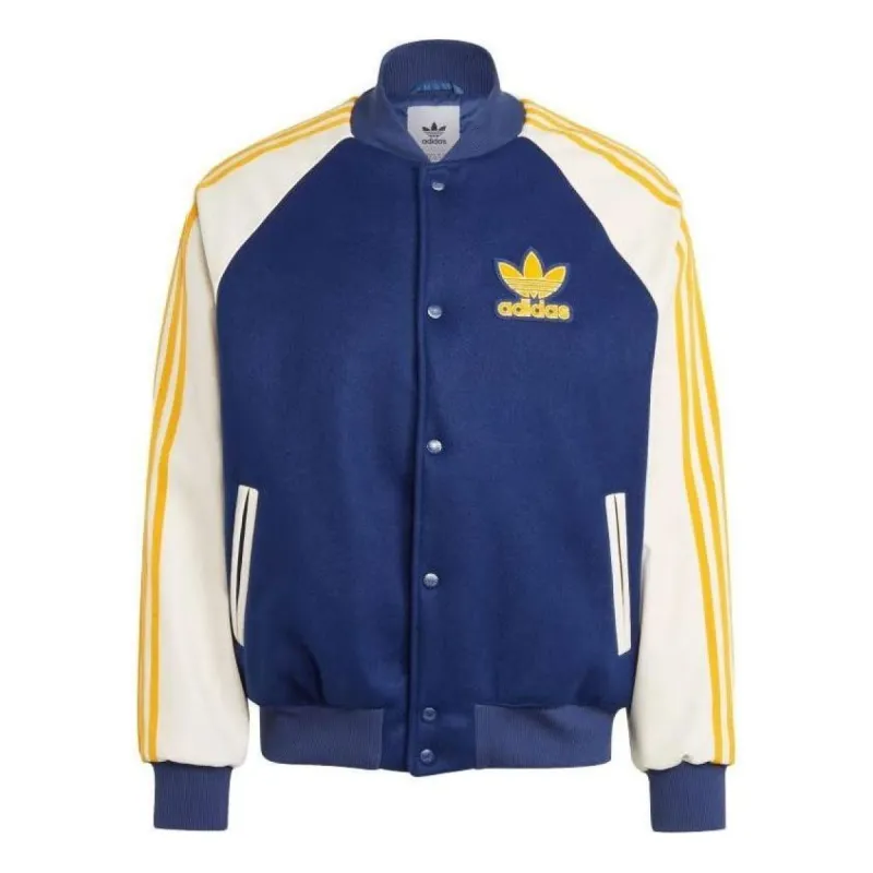 Adidas Originals SST Bomber Jacket 'Blue White' IL2574 sold by KicksCrew