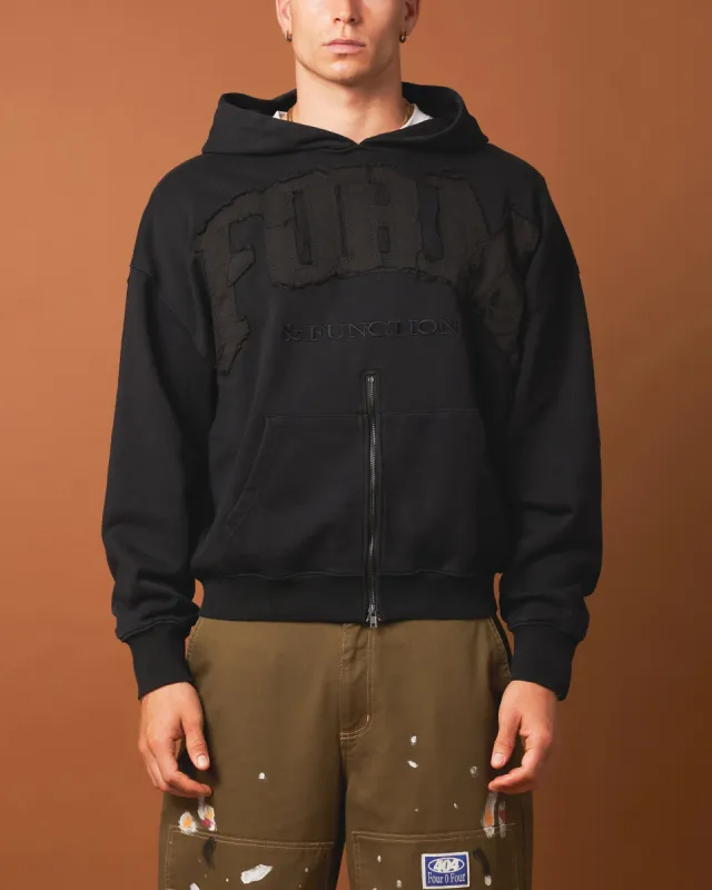 404 Bottom Zip Form Hoodie Black sold by Culture Kings