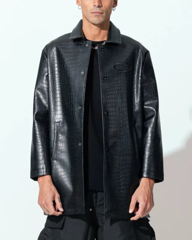 Loiter Atmosphere Trench Coat Black sold by Culture Kings